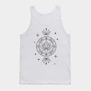 Lotus with moon phase Tank Top